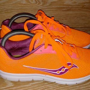 Orange Saucony Running shoes